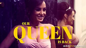 Is big tit slut Britney Amber better at sex than skating? Watch her shaved body licked and sucked.