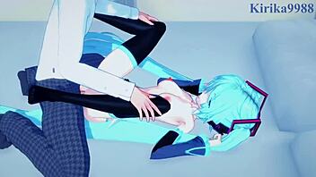 I Love Hatsune Miku And Kagamine Rin In Intense Sex