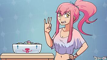 Stuffy bunny gets monster cock at group party