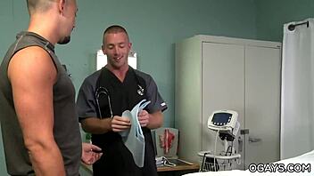 gay hospital scene with monster cock ass play