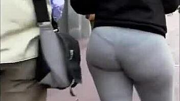 Thick Girl In Leggings Creeps Around?