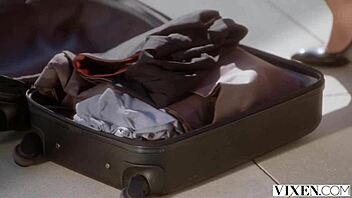 Vixen Feisty Drama Queen Alina Bent Over for Spooning and Cunilingus