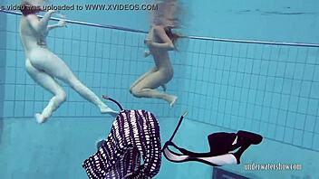 Katrin Privsem and Lucy Gurchenko shine as underwater Russian babes.