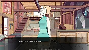 Pearl’s Big Ass Gets a Gem Blast Creampie