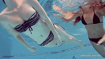 Katrin Privsem and Lucy Gurchenko shine as underwater Russian babes.