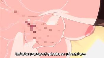 Busty step mom teaches young 18+ step daughter sex tricks in hentai class