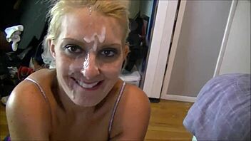 Ava Hughes Pretty Face Covered In Cum 😍