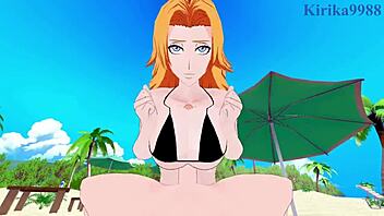 Sui-Feng, Soifon, and Rangiku Matsumoto in Bleach hentai