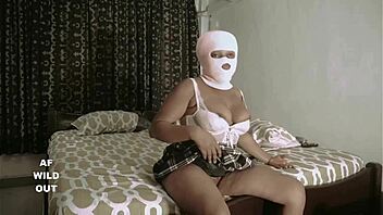 Curvy woman enjoys a session with a large toy in doggystyle