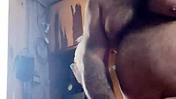 tiu sao and his maid love fucking the old man in the garage, clothes ripped