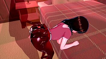 hey, check out this 3d hentai with big ass riding and squirting
