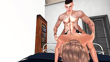 Le Mari Offre Sa Femme Docile—Beau-Fils La Baise Très Hard?