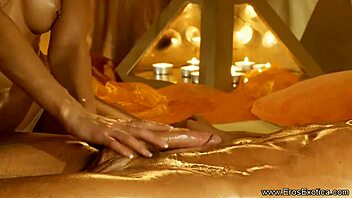 Beautiful Exotic Deep Massage With Handjob And Blonde Milf