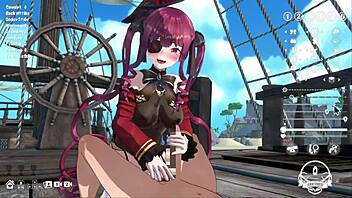 captain horny sailing, i want to fuck that big-breasted captain 😍