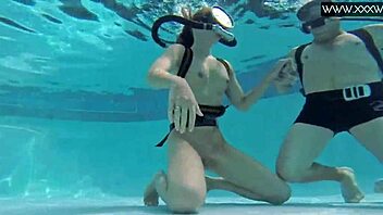 Minnie Manga Takes Dick Underwater