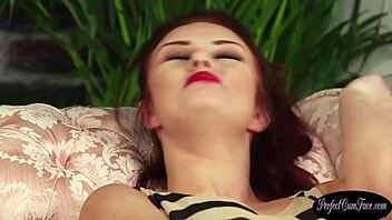 cock sucking redhead blows therapist hard