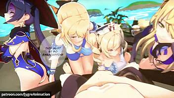 anime video featuring creampie in 3d porn style