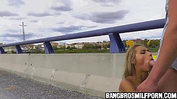 Hot blonde milf gets fucked in the ass by latina hardcore anal sex.