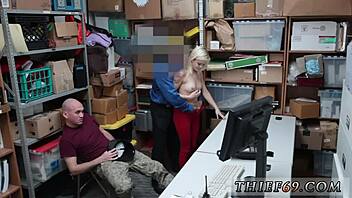 Reverse Gangbang with Police and Strapon on Suspect