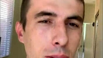 two handsome young hunks engage in flip flop fucking