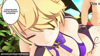 anime video featuring creampie in 3d porn style