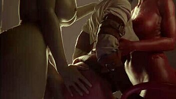 Jerk off to 3D futa girls in phone challenge!