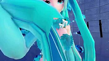 Blue K Nights ［Ray-MMD 3D VR180］Cat Fate Cosplay Adult Miku［Girls］