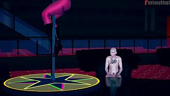 morrigan table dance full halloween special on sheer fantasyking3