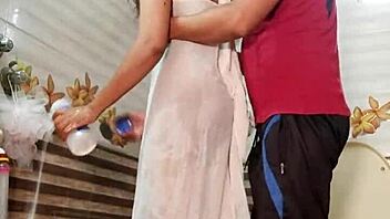 Hot Indian model gets rich and goes wild