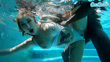 hot teen 18+ amateur pounded by bbc underwater, damn! 💦