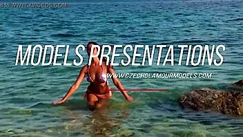 Czech Glamour Models Strip Intensely!