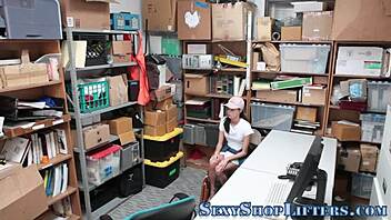 Beautiful high definition video of a real shoplifter fucking on a rod
