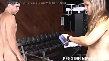 Can He Handle A Big Hard Strapon Dildo In His Ass For Femdom Humiliation?