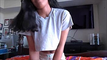 Skater Step Sister Maya Farrell Dominates Little 18+ Brother in POV