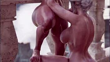 Jerk off to 3D futa girls in phone challenge!