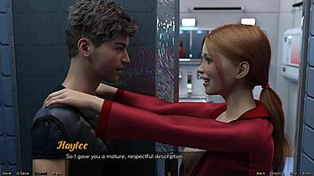 Stranded in space 72 - nearly caught by big tits indian milf