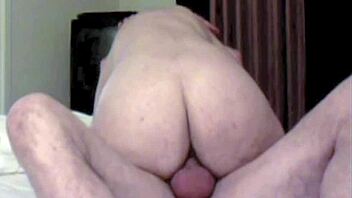 Mature amateur cowgirl takes a long ride on monster cock, riding pussy and ass.