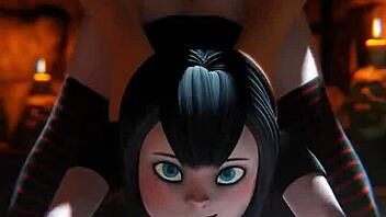 angel shows lusty appreciation with soaked blowjob