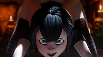 angel shows lusty appreciation with soaked blowjob