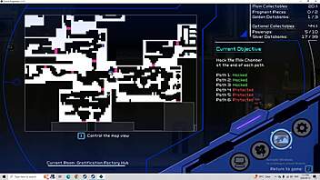 Hentai game with electric and anime-style hair and future fragments