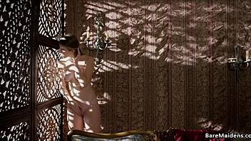 Steamy solo session with Alyce Anderson, maid sensation