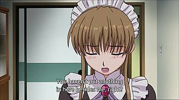 Cute maid in stockings loves uncensored hentai sex.