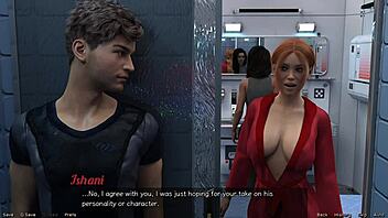 Stranded in space 72 - nearly caught by big tits indian milf