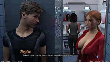Stranded in space 72 - nearly caught by big tits indian milf