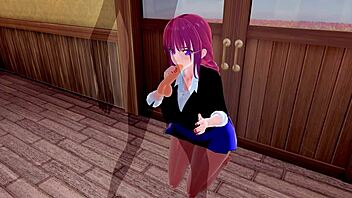 3D Hentai Indian Girl With Big Ass And Tits Squirts Hard