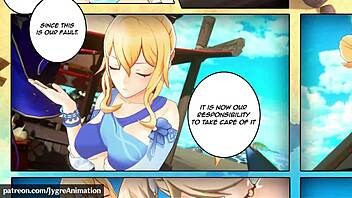 anime video featuring creampie in 3d porn style