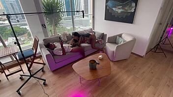 stepdaughter gets anal behind the scenes with stepdad 😳