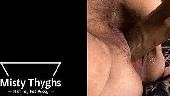 Latina BBW Slut's Big Pussy Fist Fucked Hard, Squirting POV!