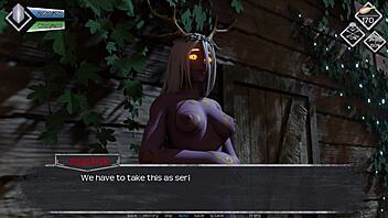3D porn game with tiny boobed girls and harem of Mist JSC