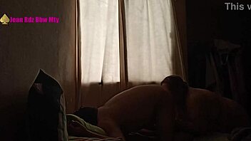 latina femdom dominates husband in bathroom shower